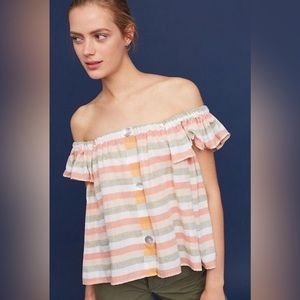 Anthropologie x Christine Alcalay Convertible Top XS/S NWT Retail $328